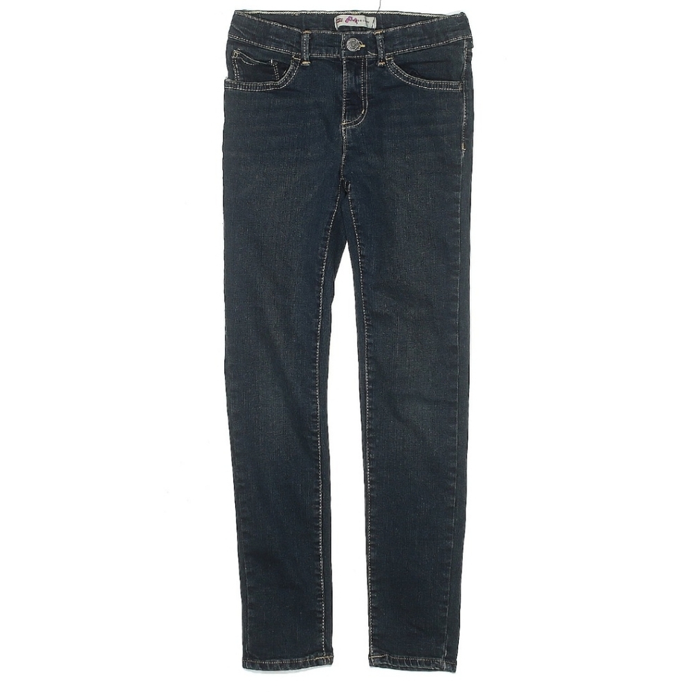 Levi's 110 Girls Size 10 Dark Blue Skinny Denim Jeans